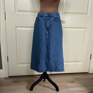 Women's Blue Denim Skirt